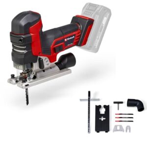 Professionelle Akku-Stichsäge mit Brushless-Motor und T-Style-Griff, ideal für größere Projekte