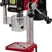 Einhell Säulenbohrmaschine TC-BD 450, 450 W, bis 2650 Umdrehungen pro Minute, 5-facher Drehzahlabstufung, Bohrtiefe max. 50 mm, Bohrtiefenanzeige und einstellbarer Tiefenanschlag