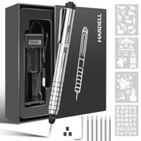 Elektrischer Gravierstift für Künstler und Heimwerker, Graviert 60+ Oberflächen, kabellose Mikro-Graviermaschine für Schmuck, Glas, Holz, Stein, Metall