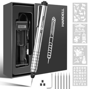 Elektrischer Gravierstift für Künstler und Heimwerker, Graviert 60+ Oberflächen, kabellose Mikro-Graviermaschine für Schmuck, Glas, Holz, Stein, Metall