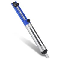 Entlötpumpe 18,3 cm Lötsauger mit Aluminiumgehäuse und De-soldering Heat Resistant Entlötpumpe Werkzeug für manuelles Vakuum Löten Entfernen von Handwerkzeugen