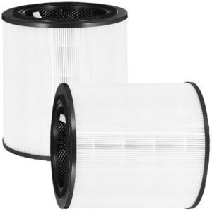 Ersatzfilter für Bosch Air 4000 Luftreiniger, H13 True HEPA mit Hocheffizienter Aktivkohle und Vorfilter, 2 Stück