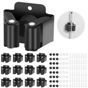 Gerätehalter aus Edelstahl für die Organisation von Haushaltsgeräten, inklusive Mop Halter und Besenhalter, für Küche, Zuhause oder Badezimmer