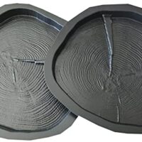 Gießform für Pflastersteine, Gartendekoration, Betonplatten, schalungsformen und Baumstamm mit Querschnitt nachahmung Holzmaserung DIY Gehweg