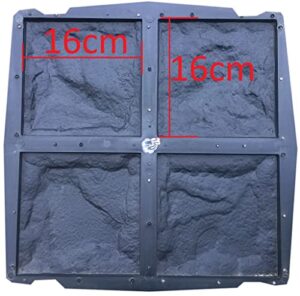 Gießform für Pflaster und Dekorationszwecke, 8 Stück, aus langlebigem Polypropylen, wiederverwendbar, ideal für Betonplatten, Fassadensteine und Bodenbelag Platten