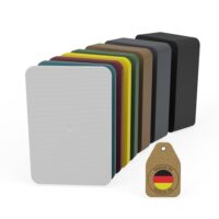 Abstandhalter-Set aus hochwertigem Kunststoff für Fenster, Trennwanddünste und andere Oberflächen - 160 Stück - Made in Germany