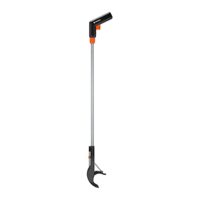 Gartengreifer für das rückenschonende Aufsammeln von Fallobst oder Abfällen, metallene Einlage und Pickspieß-Funktion