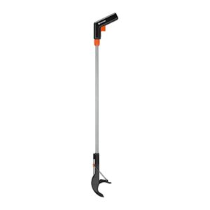 Gartengreifer für das rückenschonende Aufsammeln von Fallobst oder Abfällen, metallene Einlage und Pickspieß-Funktion