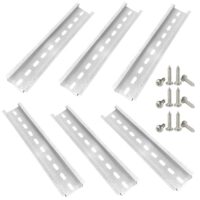 Aluminium Schiene für Verteilerschrank, Schaltschrank, Installationsschiene für elektrische Geräte, hochwertiges Aluminiummaterial, korrosionsbeständig, leicht, hohe Tragfähigkeit, geringer Laufwiderstand, geräuscharm