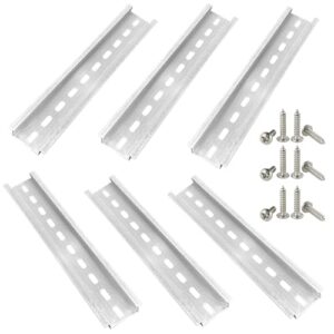 Aluminium Schiene für Verteilerschrank, Schaltschrank, Installationsschiene für elektrische Geräte, hochwertiges Aluminiummaterial, korrosionsbeständig, leicht, hohe Tragfähigkeit, geringer Laufwiderstand, geräuscharm