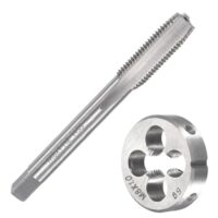 Gewindeschneideisen M8 x 1,0 mm HSS Gewindebohrer für effizientes Gewindeschneiden mit hoher Effizienz und schneller Spanabfuhr