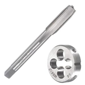 Gewindeschneideisen M8 x 1,0 mm HSS Gewindebohrer für effizientes Gewindeschneiden mit hoher Effizienz und schneller Spanabfuhr