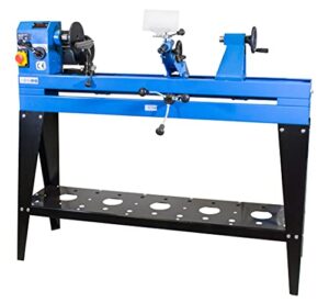 Drechselmaschine GDM 1000 von Güde, leistungsstarke Werkzeugmaschine für Heimwerken und Handwerk, Motorleistung 550 Watt, stufenlose Motordrehzahl 600-2100 Umdrehungen pro Minute