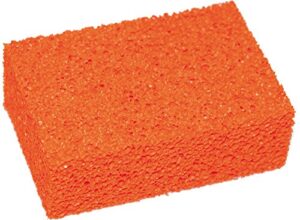 HAROMAC Schwammgummi/Fliesenschwamm Made in Germany, 150x100x50mm, für Fliesenreinigung, EXTREM saugstark