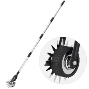Effektiver Rasenkantenschneider mit verbesserter Stiel und 3-teiligem Edelstahlgriff, ideal für Rasenpflege und -trimming