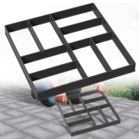 DIY Gehweg Form, Pflasterform, Betonform, Gießform für Gartenwege und Terrassenpflaster, hochwertige Schablone für DIY-Projekte