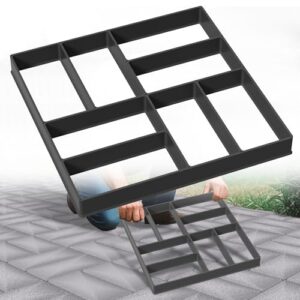 DIY Gehweg Form, Pflasterform, Betonform, Gießform für Gartenwege und Terrassenpflaster, hochwertige Schablone für DIY-Projekte