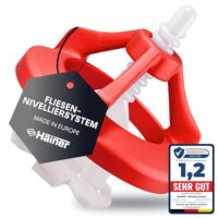 Hainer Fliesen Nivelliersystem, 300-teiliges Set für Fliesenverlegung, perfekte Abstandshalter für saubere Ergebnisse