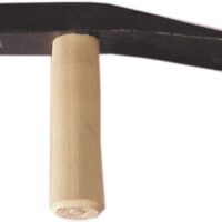Haromac Pflasterhammer 1000 g, Norddeutsche Form, geschmiedet mit Hartholz-Stiel, zum Schlagen von Pflastersteinen für Heimwerker-Arbeit