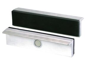 Schraubstockbacken, passend zu 120 mm, Aluminium-Gummi-Konstruktion