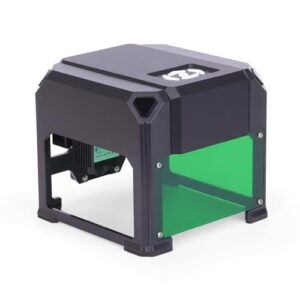 Einfache Graviermaschine für Heimgebrauch, 8x8 cm Arbeitsbereich, Plug-and-Play, kompatibel mit Windows, Android und iOS
