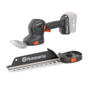 Husqvarna Aspire Akku Gras- und Strauchschere S20-P4A 18V mit Strauchmesser 220 mm und Grasscherenmesser 130 mm - Professionelle Rasentrimmer- und Heckenschere für Gartenpflege