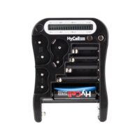 HyCell Digital Batterietester, Kapazität Testgerät zur Batterie Anzeige, Akku Anzeige, Knopfzellen Anzeige, LCD Batterieprüfergerät mit zuverlässigen Testergebnissen