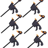 Schnelle und einfache Klemmung von KAHEIGN 6Pcs Quick Grip Klemmen für Holz - Praktische Lösung für Heimwerker und Handwerker