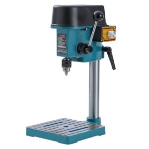 Mini-Tischbohrständer 100W mit voll einstellbarer Geschwindigkeit und 6-mm-Bohrfutter für Holz, Metall und Kunststoff
