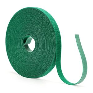 Ergänzer für Pflanzen, sanfter und pflanzenfreundlich, 10 Meter Länge, Klettverschluss, Gartenverwendung