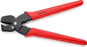 KNIPEX Ausklinkzange mit Kunststoff-Hüllen, 250 mm, brüniert. Sicher und effizient ausklinken von Aussparungen in Kunststoffleisten und -gehäusen bei der Elektro- und Sanitärinstallation