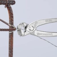 KNIPEX Monierzange, glanzverzierte Oberfläche, 280 mm lang, hochwertiges Werkzeug für Flechten und Weben