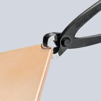 KNIPEX Monierzange, schwarz atramentiert, 280 mm, Werkzeug für Rabitz- oder Flechterzwecke