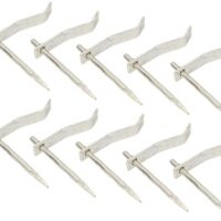 Putzhaken für Befestigung von Putzbrettern am Mauerwerk, 10er Set, 150x130mm