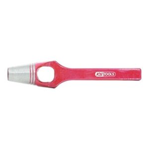 KS Tools Lenker-Locheisen 19mm, Werkzeug für Lochmaschinen mit rot lackiertem Griff und robuster Konstruktion