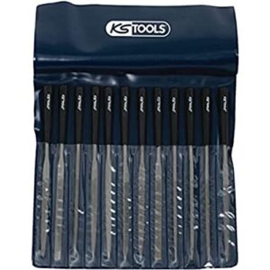 Nadelfeile-Satz von KS Tools mit Kunststoffheft, 12-teilig