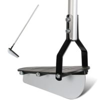 Kantenstecher für Rasen und Beete abstecken - Stahlklinge 28 cm - Schwenkbarer Stiel 102 cm - Einfaches und sauberes Abstechen Ihres Rasens