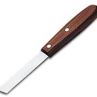 Professionelles Kittmesser mit Holzheft und stumpfer Klinge zum Bearbeiten von Materialien 18 mm breit
