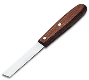 Professionelles Kittmesser mit Holzheft und stumpfer Klinge zum Bearbeiten von Materialien 18 mm breit