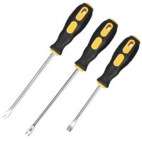 3 Stück Klammerentferner zum Entfernen von Polstern und Heftklammern, hochwertige Materialien, ergonomischer Griff, ideal für täglichen Gebrauch