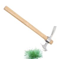 Kreuzhacke Wiedehopfhacke, 2-in-1 Garten-Spitzhacke mit breitem Blatt zum Graben und Umpflanzen in Gartenarbeit