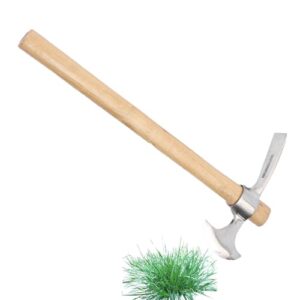 Kreuzhacke Wiedehopfhacke, 2-in-1 Garten-Spitzhacke mit breitem Blatt zum Graben und Umpflanzen in Gartenarbeit
