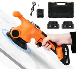 MXBAOHENG Fliesenrüttler mit 2 Akkus, elektrischer Fliesenvibrator für Fliesen und Wandfliesen, 3-stufige Geschwindigkeit, 12.000 VPM
