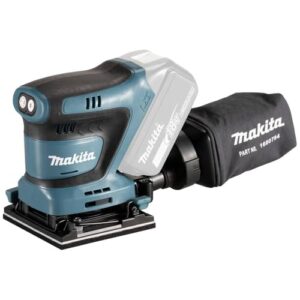 Akku-Schwingschleifer 18V von Makita, ohne Akku, ohne Ladegerät, leistungsstark für verschiedene Anwendungen