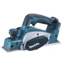Makita DKP180Z Akku-Hobel, 18V, 82 mm, ohne Akku/ohne Ladegerät, Blau und Silber Farbe, hochwertiges Handwerkzeug für Heimwerker und Profis