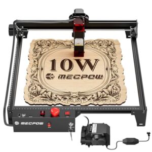Lasergraviermaschine mit 10W Lasermodul und Luftunterstützung, ideal für Holz und Metall
