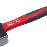 Hochwertiger Stahlkopf mit Fiberglas-Stiel, ideal für Abbrucharbeiten und Formatierung von Steinoberflächen