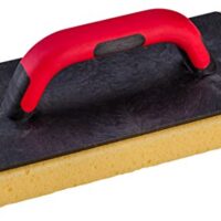 Hochwertiges Fliesenwaschbrett für professionellen Einsatz in der Malerei und im Baugewerbe, hydroschwamm-beschichtet, oval geformter Soft-Griff, geringes Gewicht, ideal für Abwäsche von Fliesen und Entfernen von überschüssigem Fugenmaterial