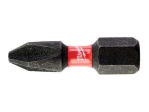 Milwaukee 4932430853 Pontas Set mit PH2 Bits, flexible Shock Zone und kalt geschmiedete Spitze