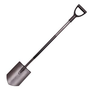 Gärtnerspaten, Spitzspaten, Grabspaten, Mivos Profi Spitz-Spaten, Induktionsgehärteter Borstahl, Gartentools, Werkzeug, Gartenarbeit